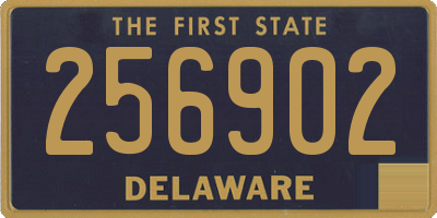 DE license plate 256902