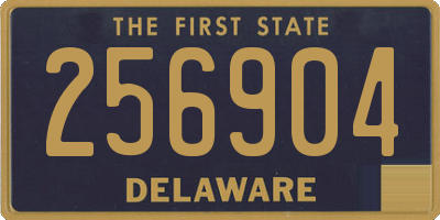 DE license plate 256904