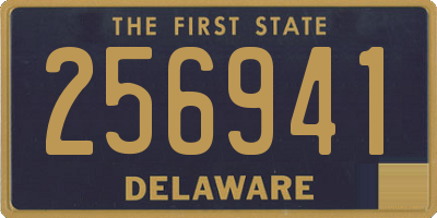 DE license plate 256941