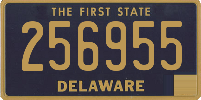 DE license plate 256955