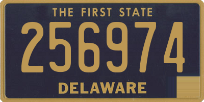 DE license plate 256974