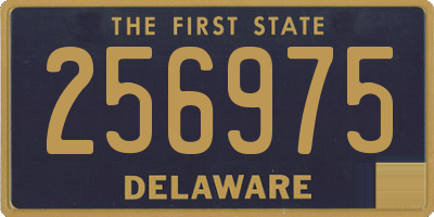 DE license plate 256975