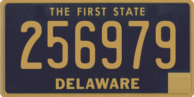 DE license plate 256979