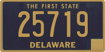 DE license plate 25719