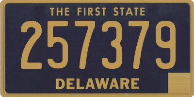 DE license plate 257379