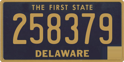 DE license plate 258379