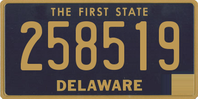 DE license plate 258519