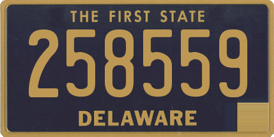 DE license plate 258559
