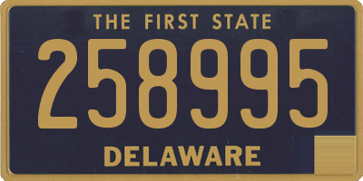 DE license plate 258995