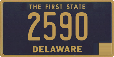 DE license plate 2590