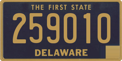 DE license plate 259010