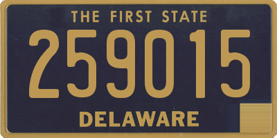 DE license plate 259015