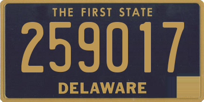 DE license plate 259017