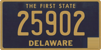 DE license plate 25902