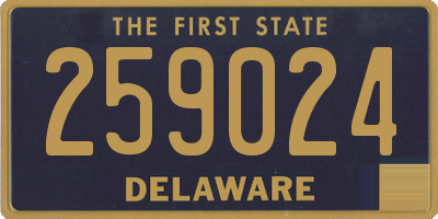 DE license plate 259024