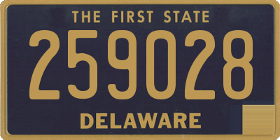 DE license plate 259028