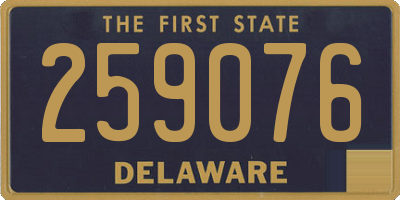 DE license plate 259076