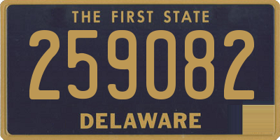 DE license plate 259082
