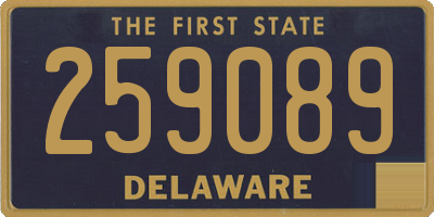 DE license plate 259089