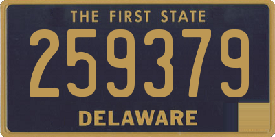 DE license plate 259379