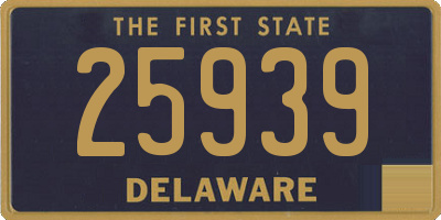 DE license plate 25939