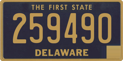 DE license plate 259490