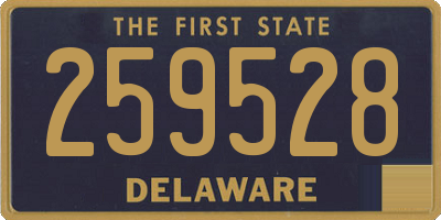 DE license plate 259528