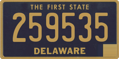 DE license plate 259535