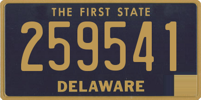 DE license plate 259541