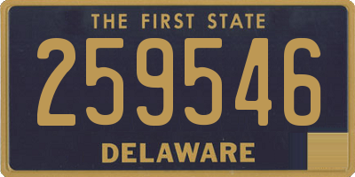 DE license plate 259546