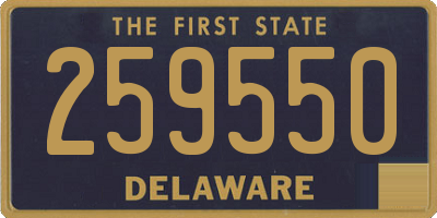 DE license plate 259550