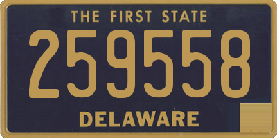 DE license plate 259558
