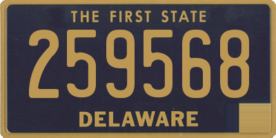 DE license plate 259568