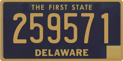DE license plate 259571