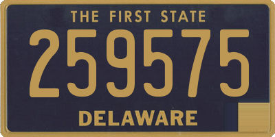 DE license plate 259575