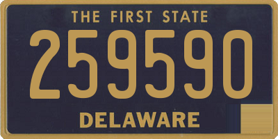 DE license plate 259590