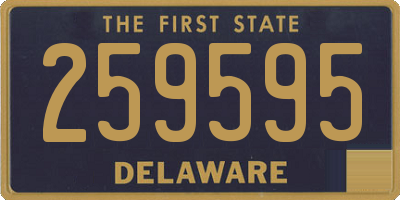 DE license plate 259595