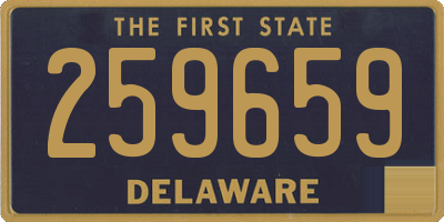 DE license plate 259659