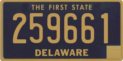 DE license plate 259661