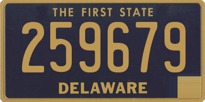 DE license plate 259679