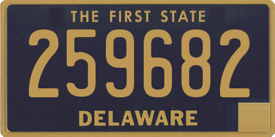 DE license plate 259682