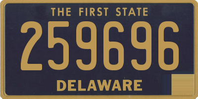 DE license plate 259696