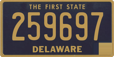 DE license plate 259697