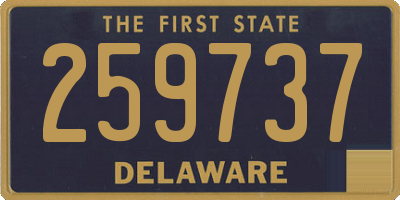 DE license plate 259737