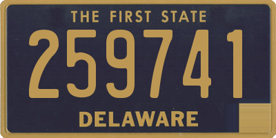 DE license plate 259741