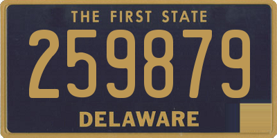 DE license plate 259879