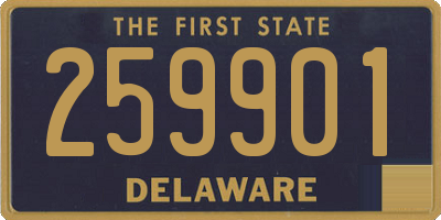 DE license plate 259901