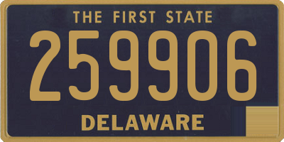 DE license plate 259906