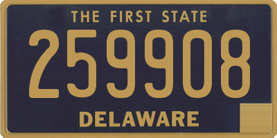 DE license plate 259908