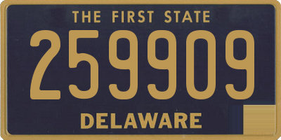 DE license plate 259909